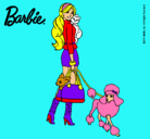 Dibujo Barbie elegante pintado por clau8dia