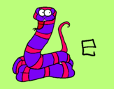 Dibujo Serpiente pintado por juansito