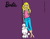Dibujo Barbie con cazadora de cuadros pintado por kityflu15