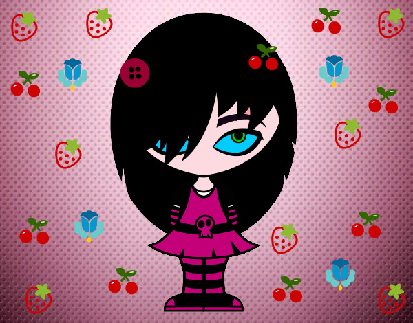 Dibujo Look Emo pintado por prinzes