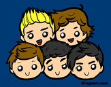 Dibujo One Direction 2 pintado por 123f