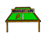 Dibujo Tenis de mesa 1 pintado por POL_B