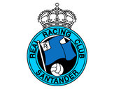 Dibujo Escudo del Real Racing Club de Santander pintado por yalesita