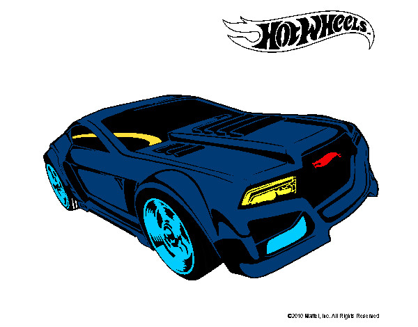 Dibujo Hot Wheels 5 pintado por toto2006