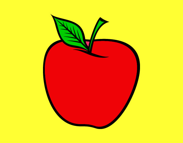 Dibujo Manzana grande pintado por yalesita