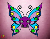 Dibujo Mariposa Emo pintado por Belieber13