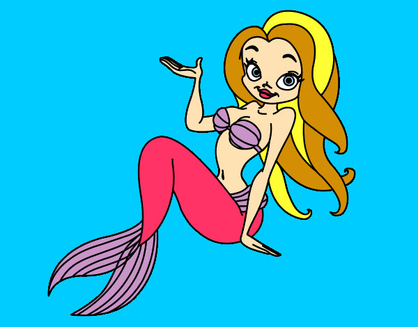 Dibujo Sirena sexy pintado por blomitilla