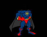 Dibujo Superhéroe musculado pintado por ironman2