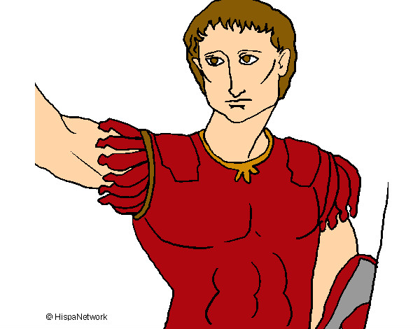 Dibujo Escultura del César pintado por luism