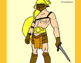 Dibujo Gladiador pintado por alberto