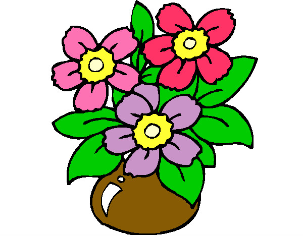 Dibujo Jarrón de flores pintado por Mariamm