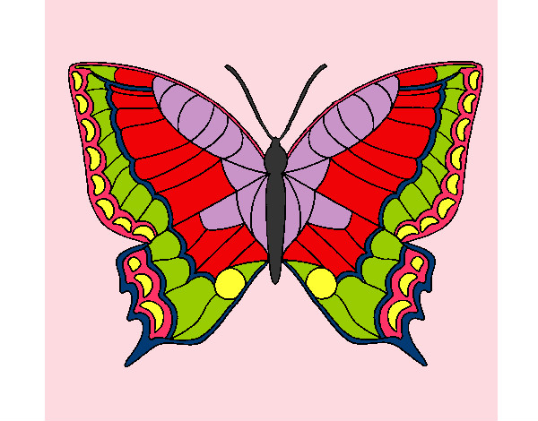 Dibujo Mariposa pintado por hpna