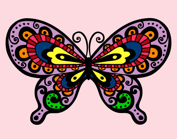 Dibujo Mariposa bonita pintado por hpna
