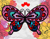 Dibujo Mariposa bonita pintado por karenmelis