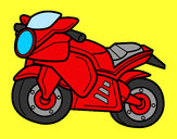 Dibujo Moto deportiva pintado por david2003