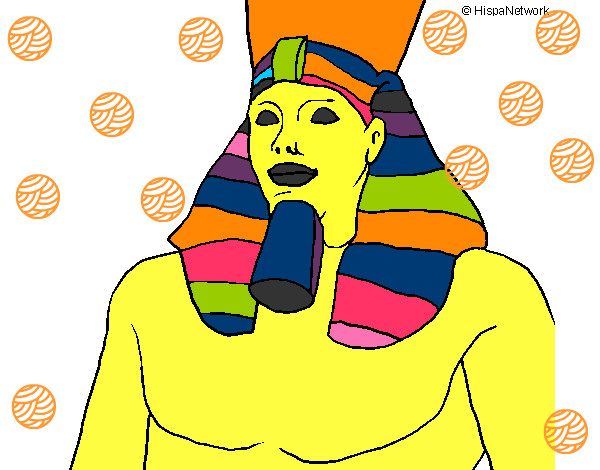 Dibujo Ramsés II pintado por kakkak