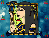 Dibujo Cleopatra pintado por Naty303