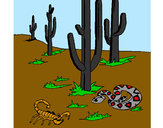 Dibujo Desierto pintado por hpna