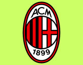 Dibujo Escudo del AC Milan pintado por Valentin 
