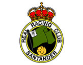 Dibujo Escudo del Real Racing Club de Santander pintado por meganoy101