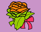 Dibujo Rosa, flor pintado por tbmobm