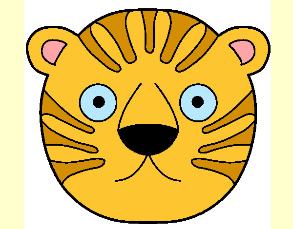 Dibujo Tigre II pintado por marteta