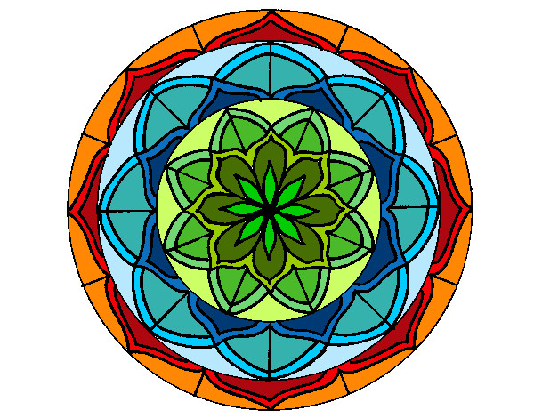 Dibujo Mandala 6 pintado por StayStrong