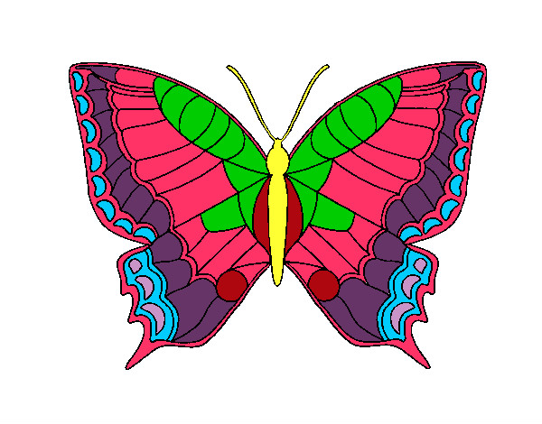 Dibujo Mariposa 16 pintado por DIVINAS123