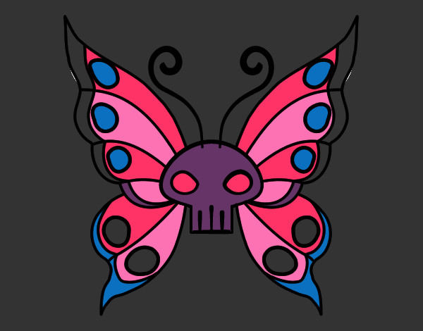 Dibujo Mariposa Emo pintado por Alerx05