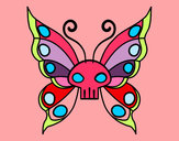 Dibujo Mariposa Emo pintado por sara2