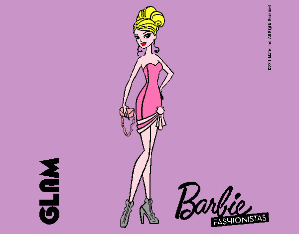 Dibujo Barbie Fashionista 5 pintado por Amalia08