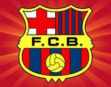 Dibujo Escudo del F.C. Barcelona pintado por danielsam 