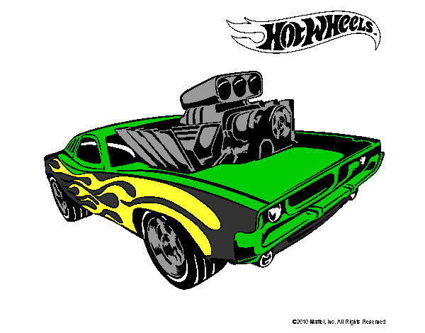 Dibujo Hot Wheels 11 pintado por Canedo