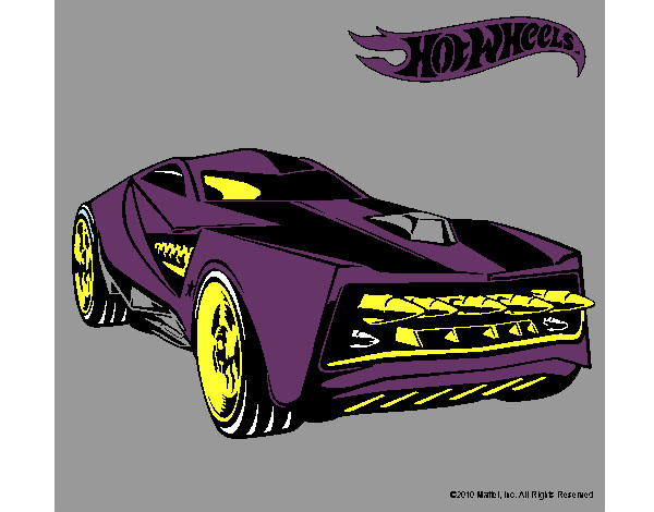 Dibujo Hot Wheels 12 pintado por nickolodea