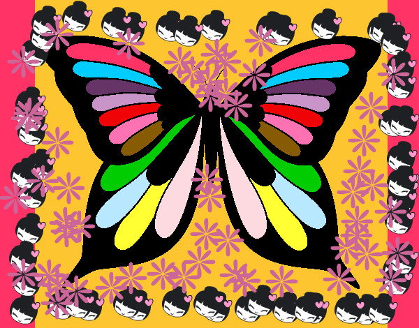Dibujo Mariposa 8 pintado por DIVINAS123