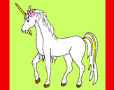 Dibujo Unicornio II pintado por DARIOYHUGO