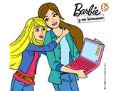 Dibujo El nuevo portátil de Barbie pintado por Sandrii
