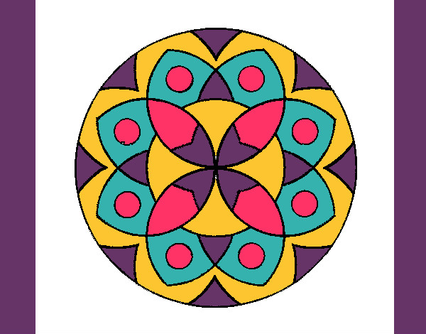 Dibujo Mandala 13 pintado por anita8560