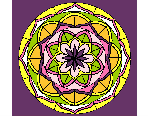 Dibujo Mandala 6 pintado por anita8560