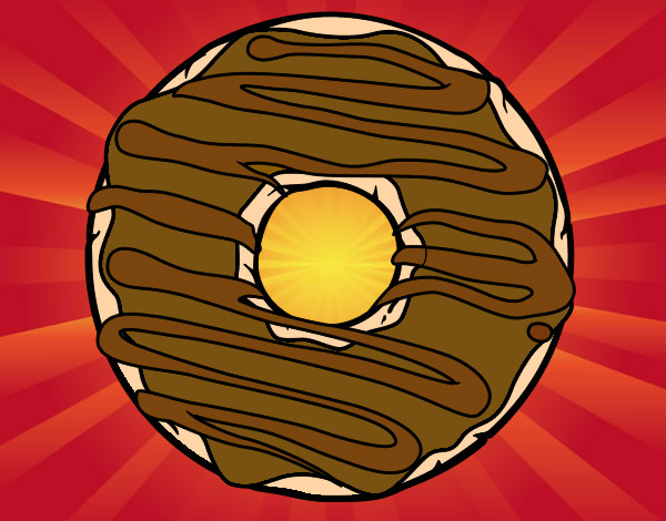 Dibujo Rosquilla pintado por Necro