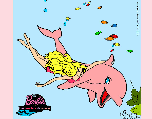 Barbie y su delfin