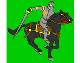Dibujo Caballero a caballo IV pintado por alex108