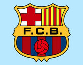 Dibujo Escudo del F.C. Barcelona pintado por alba1000