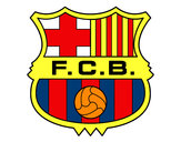 Dibujo Escudo del F.C. Barcelona pintado por jairelmejo