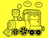 Dibujo Locomotora de vapor pintado por yerai8