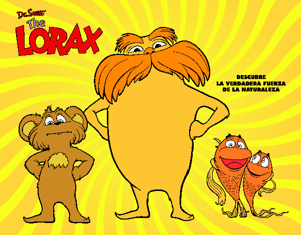 Dibujo Lorax y sus amigos pintado por tiaru