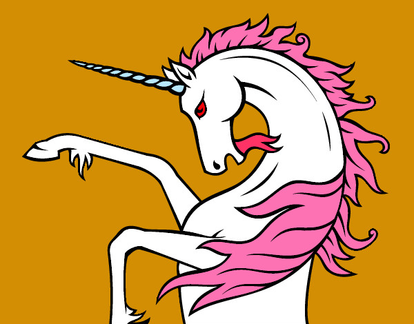 Dibujo Unicornio salvaje pintado por evitaxd