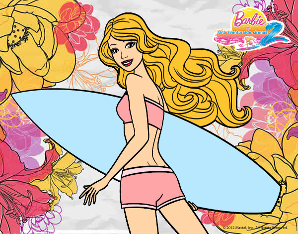 barbie surfera