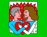 Dibujo Chico y chica enamorados pintado por ROCIO2006