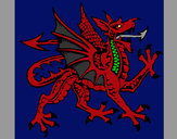 Dibujo Dragón agresivo pintado por kalrck